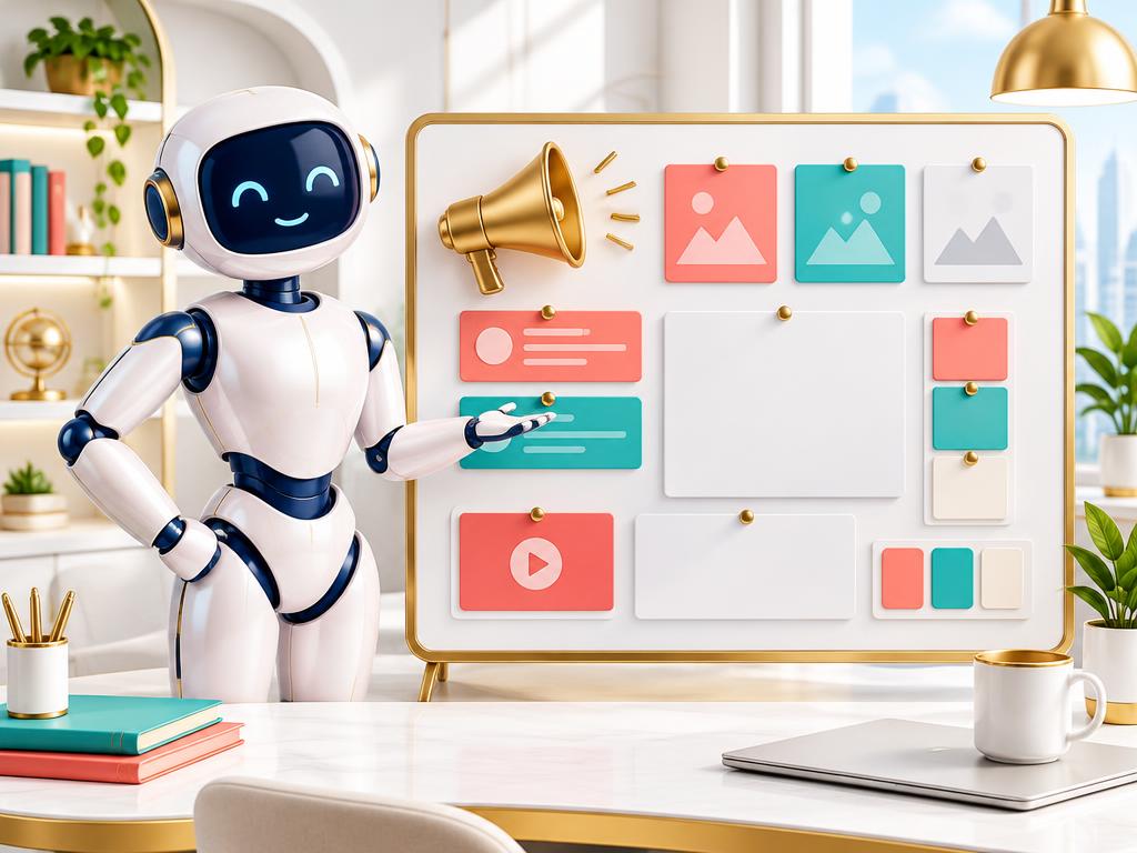 AI Marketing Assistant illustration